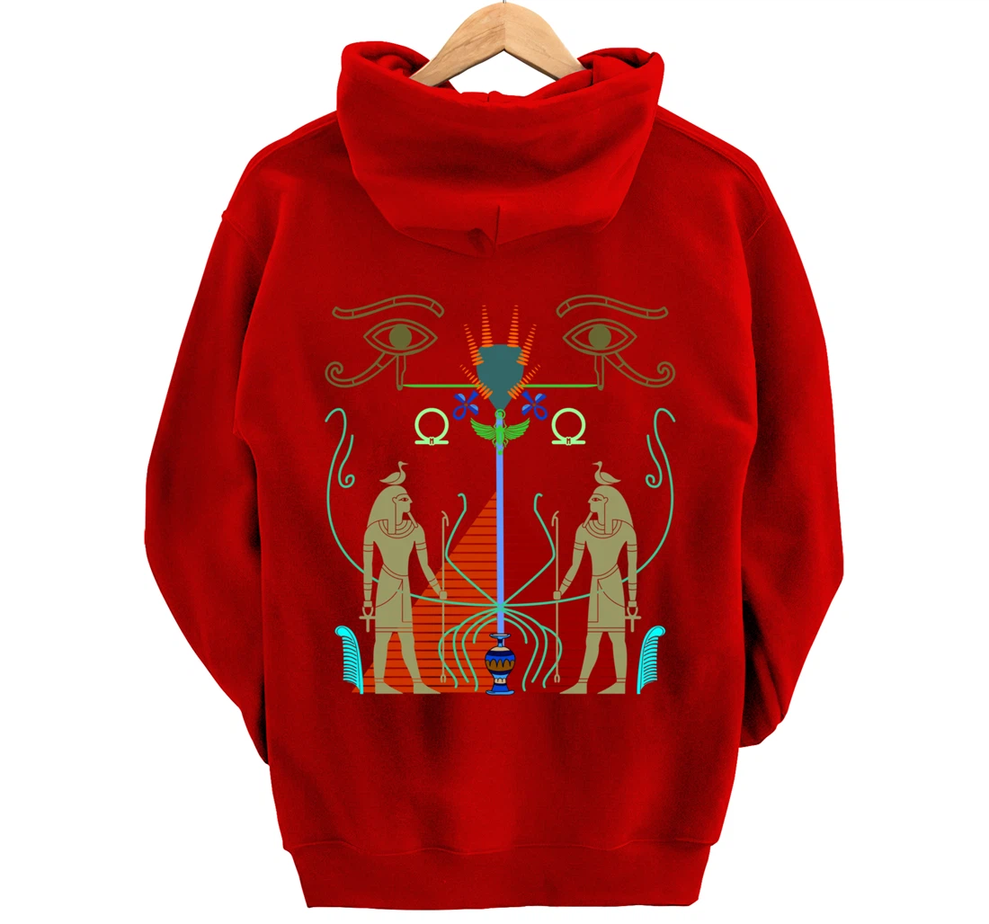 Symbolic Sacred Ancient Egypt Mythology Egyptian Modern Art Pullover Hoodie