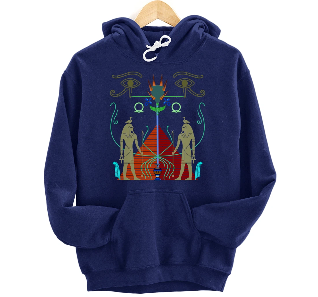 Symbolic Sacred Ancient Egypt Mythology Egyptian Modern Art Pullover Hoodie