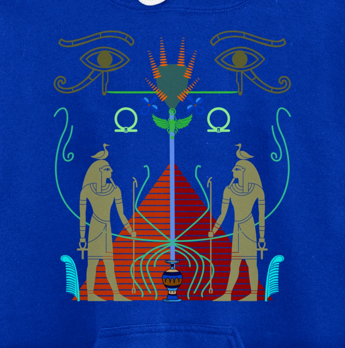 Symbolic Sacred Ancient Egypt Mythology Egyptian Modern Art Pullover Hoodie