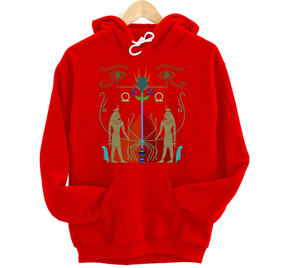Symbolic Sacred Ancient Egypt Mythology Egyptian Modern Art Pullover Hoodie