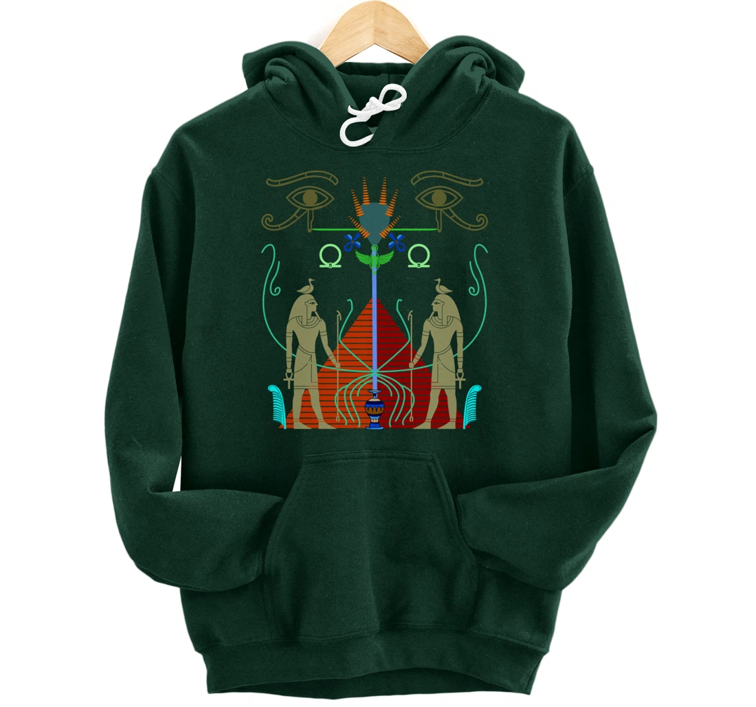 Symbolic Sacred Ancient Egypt Mythology Egyptian Modern Art Pullover Hoodie