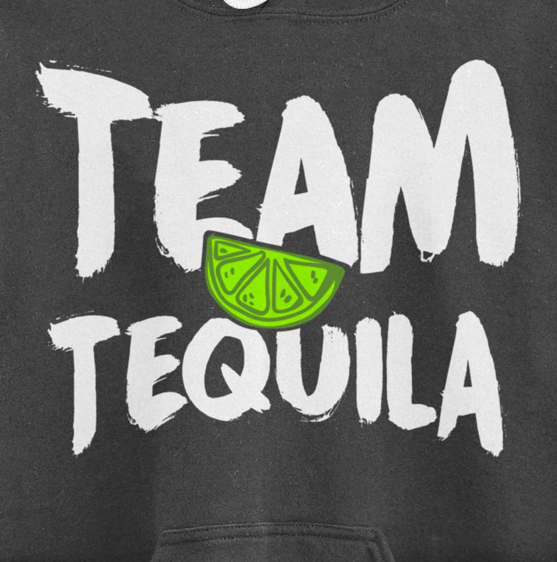 Funny Team Tequila With Green Lime Salt Group Costume Pullover Hoodie