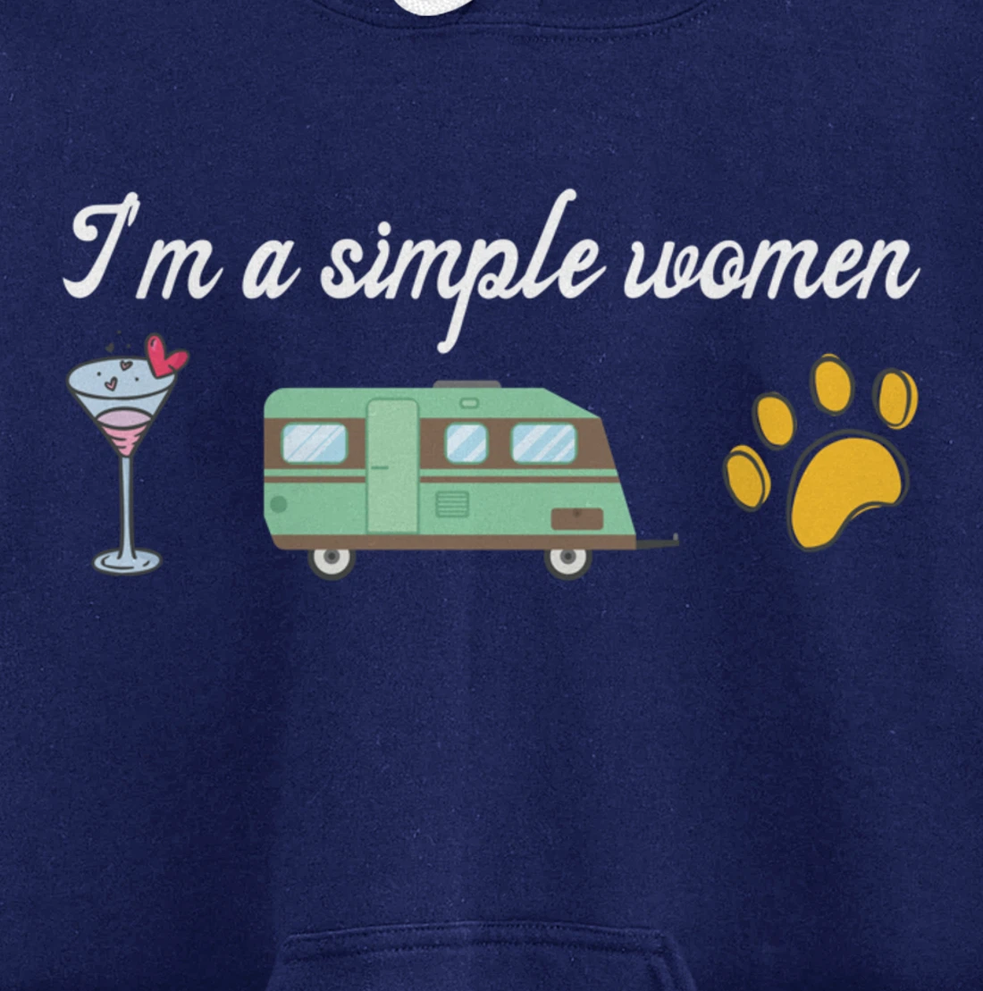 I'm a Simple Woman Nurse Coffee Dogs Paw Funny Nursing Pullover Hoodie