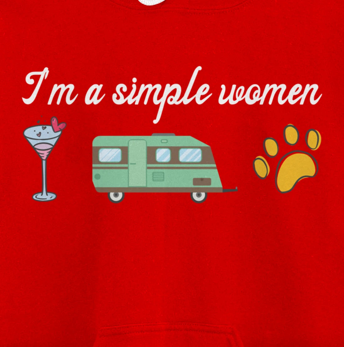 I'm a Simple Woman Nurse Coffee Dogs Paw Funny Nursing Pullover Hoodie