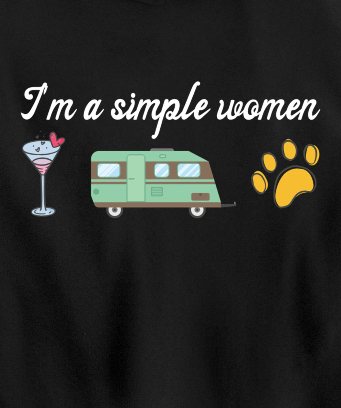 I'm a Simple Woman Nurse Coffee Dogs Paw Funny Nursing Pullover Hoodie