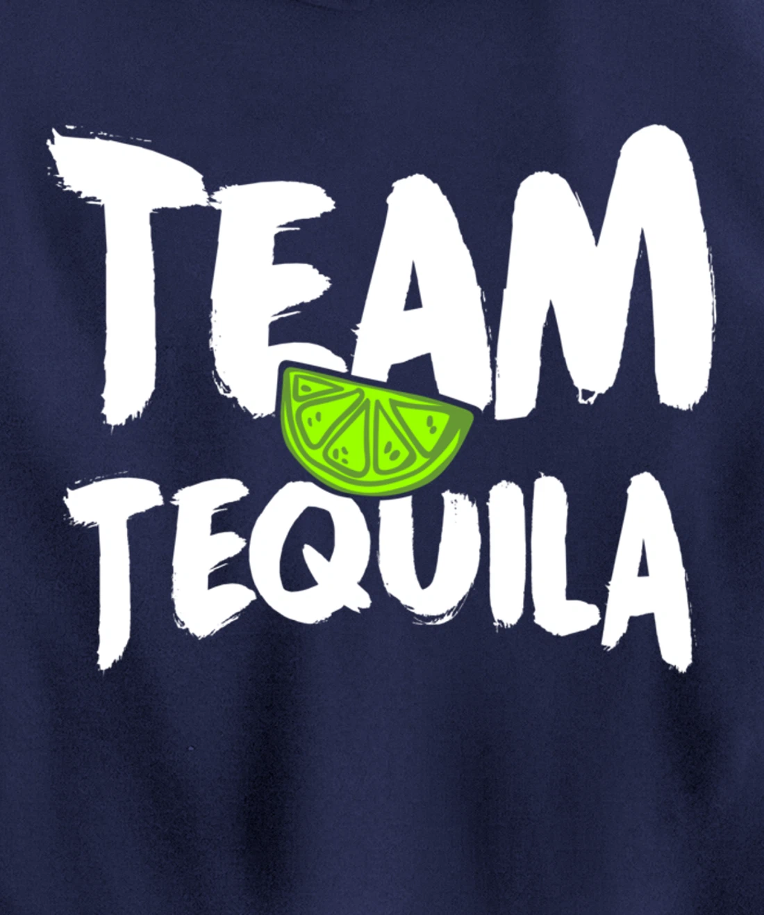Funny Team Tequila With Green Lime Salt Group Costume Pullover Hoodie