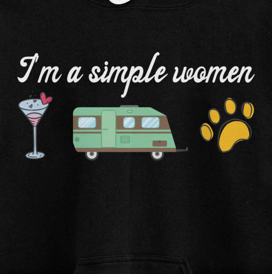 I'm a Simple Woman Nurse Coffee Dogs Paw Funny Nursing Pullover Hoodie