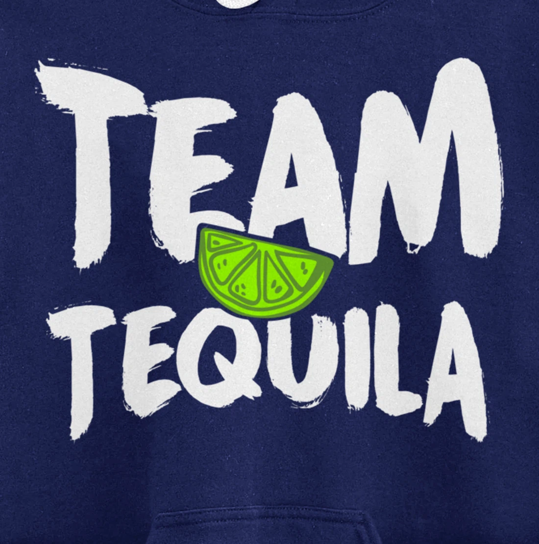 Funny Team Tequila With Green Lime Salt Group Costume Pullover Hoodie