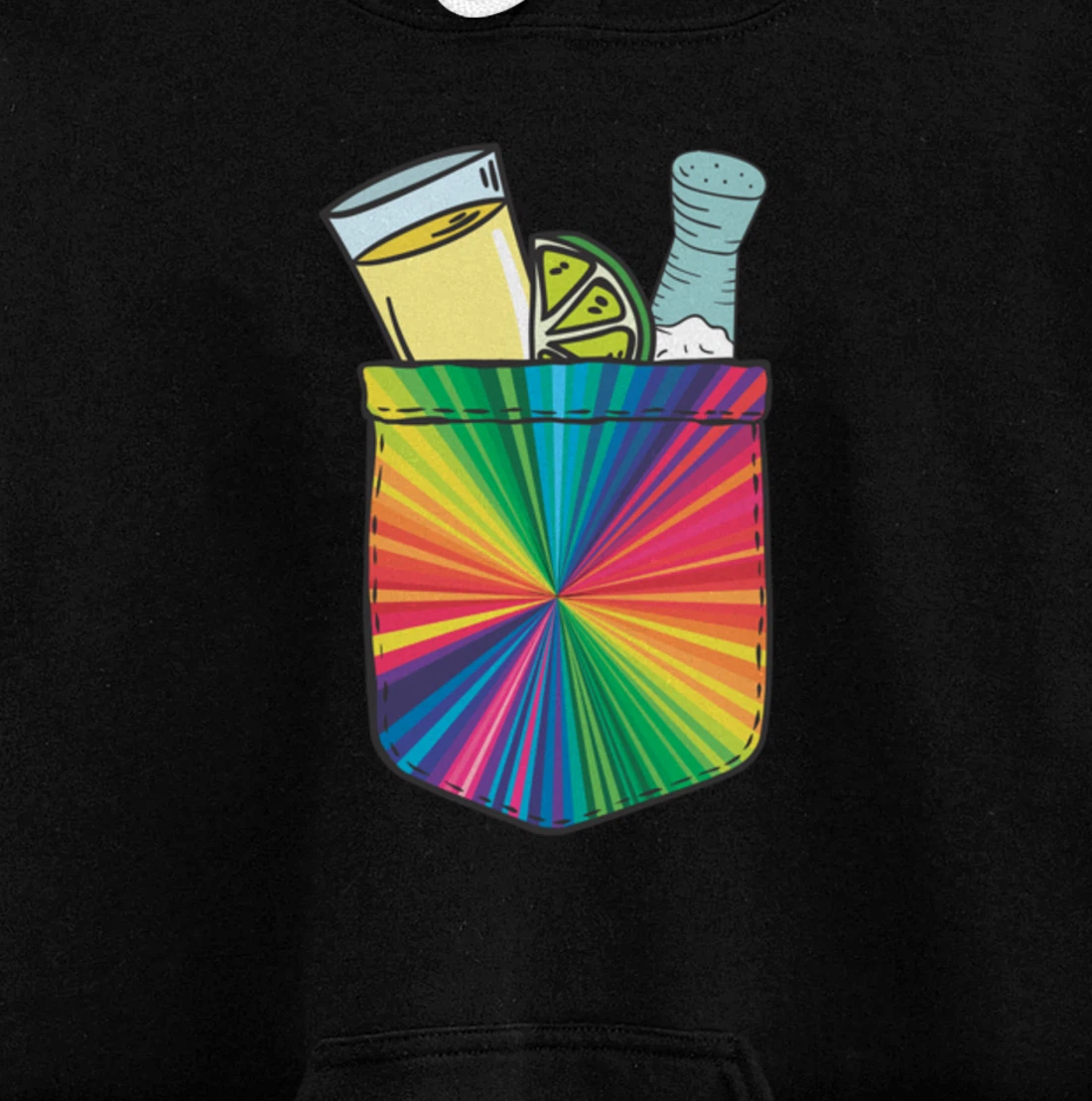 Tequila Lime Salt Funny Mexican Group Drinker Party Pullover Hoodie