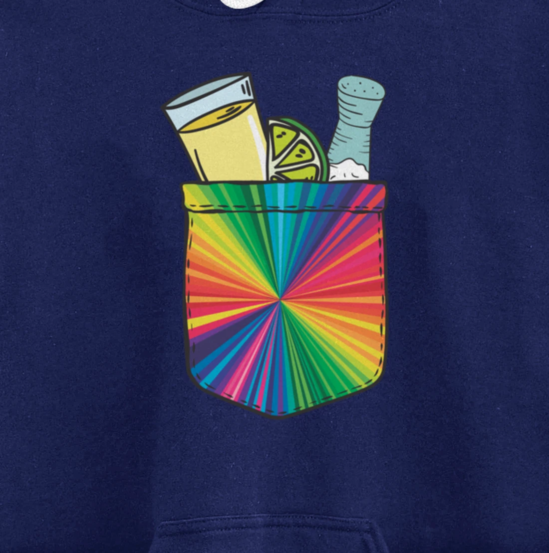 Tequila Lime Salt Funny Mexican Group Drinker Party Pullover Hoodie