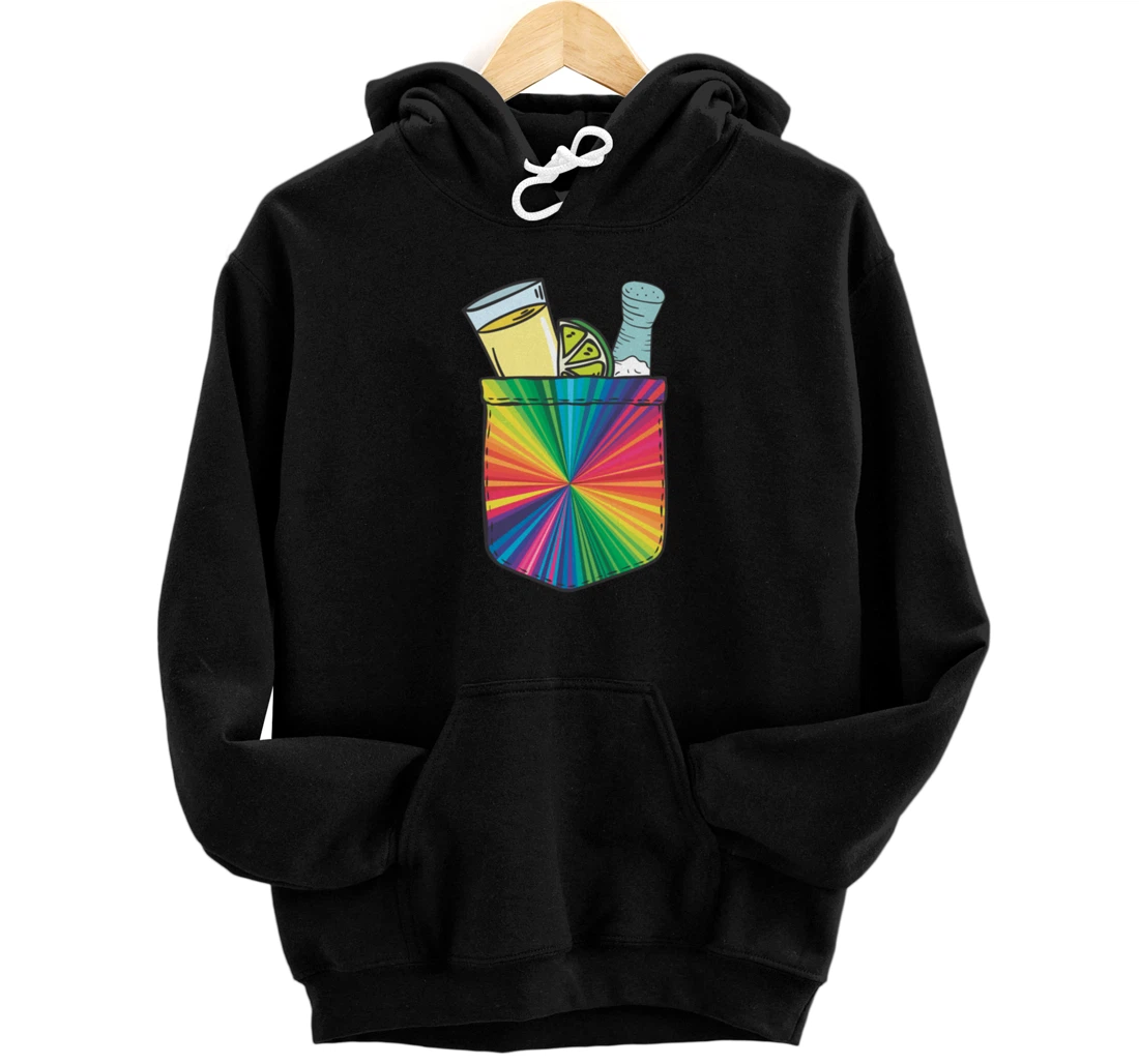 Tequila Lime Salt Funny Mexican Group Drinker Party Pullover Hoodie