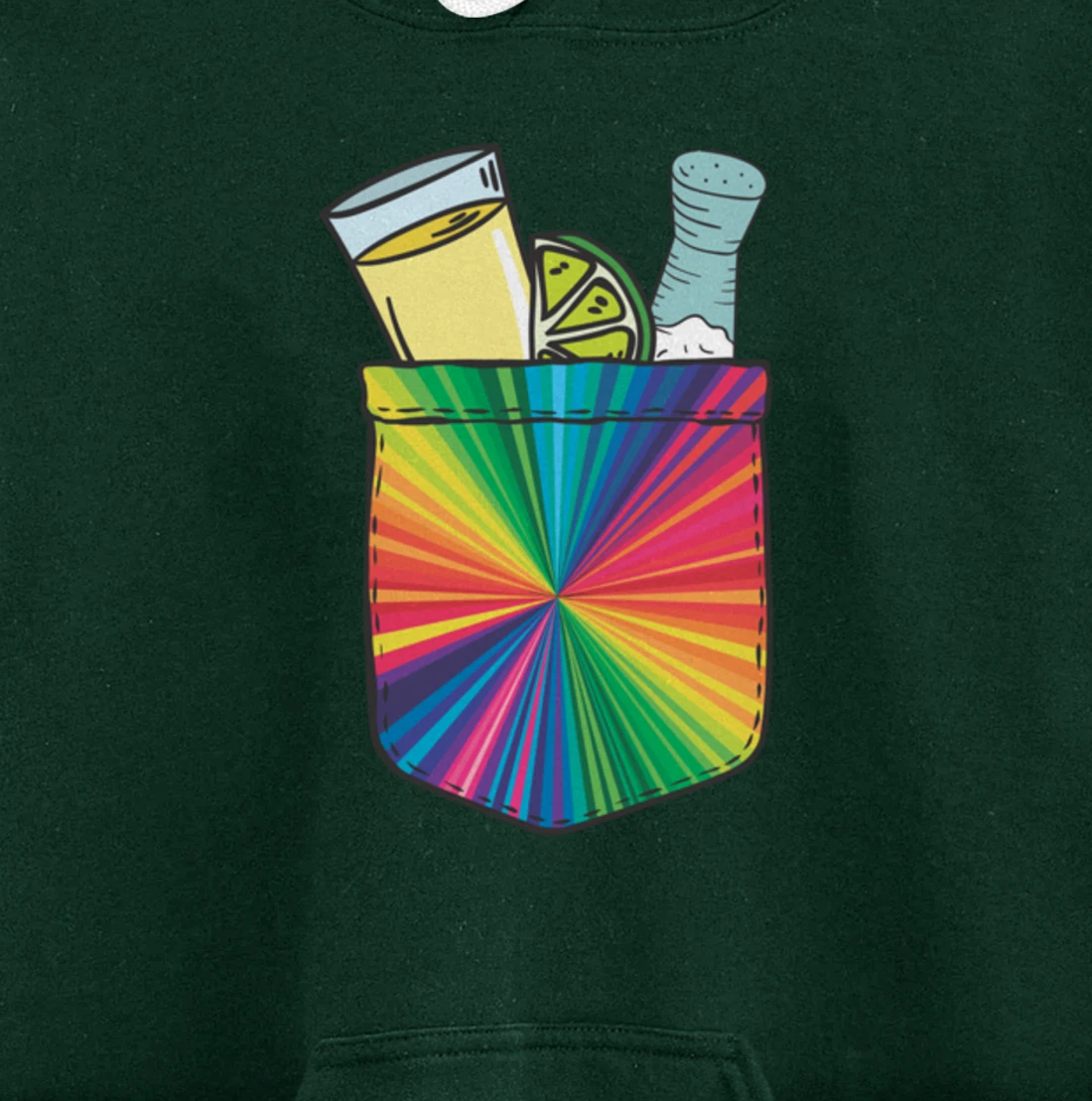 Tequila Lime Salt Funny Mexican Group Drinker Party Pullover Hoodie