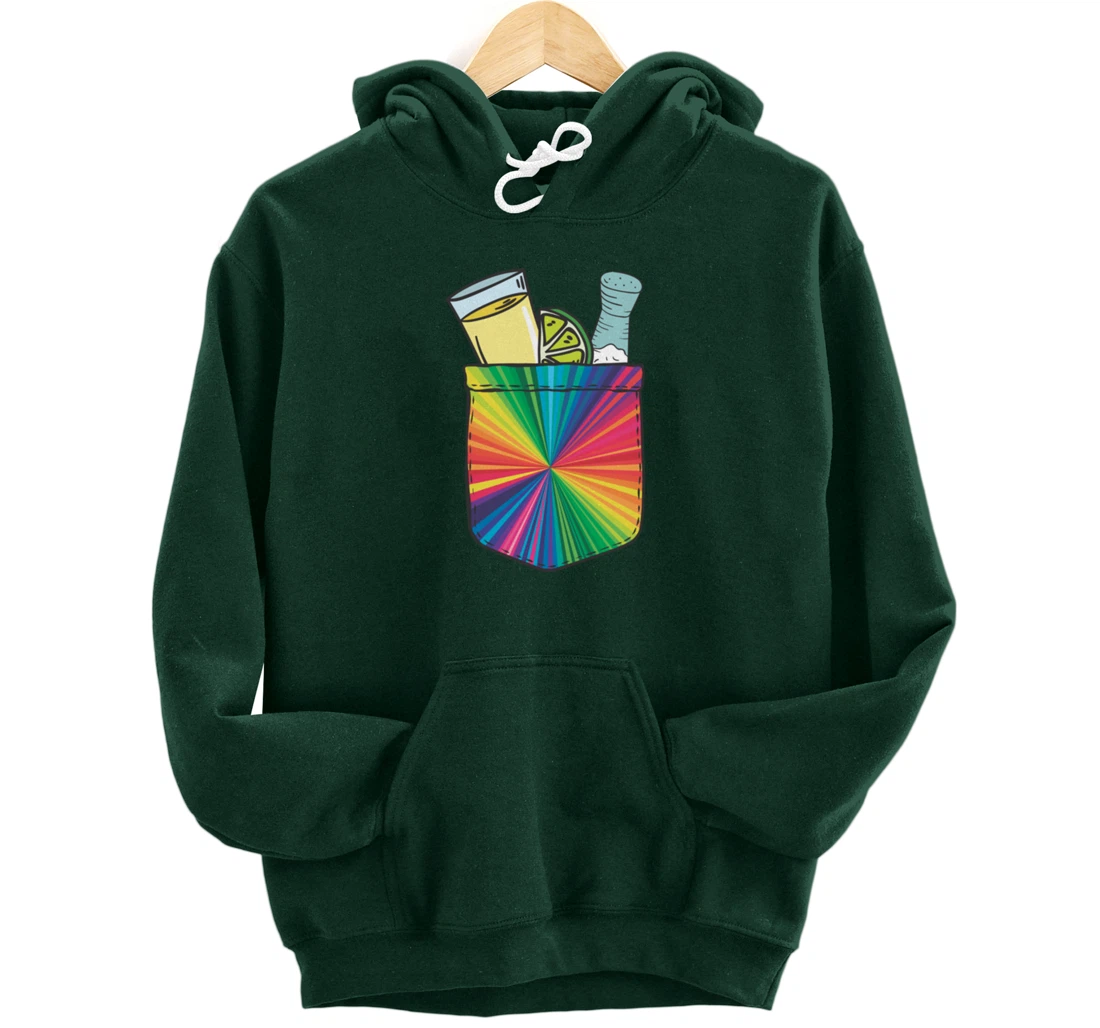 Tequila Lime Salt Funny Mexican Group Drinker Party Pullover Hoodie