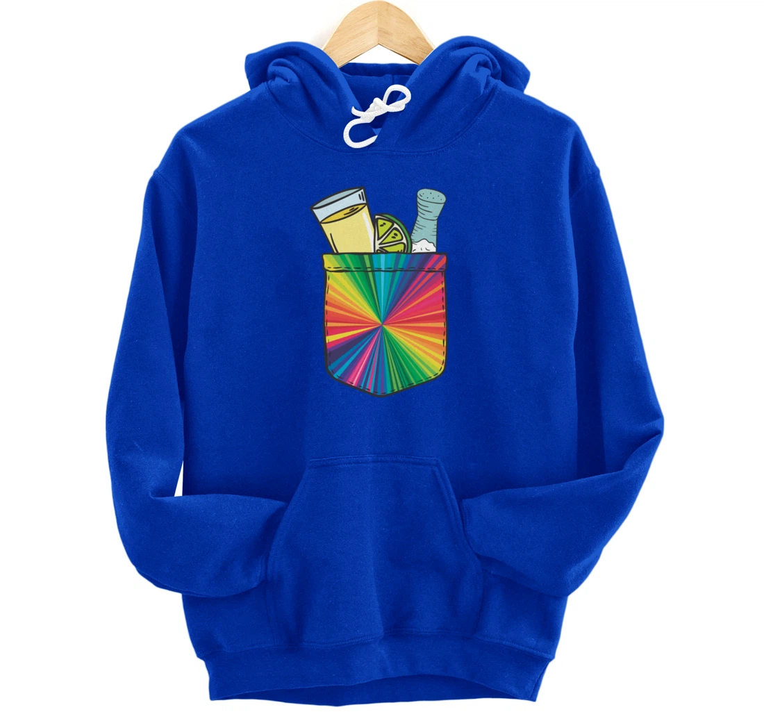 Tequila Lime Salt Funny Mexican Group Drinker Party Pullover Hoodie