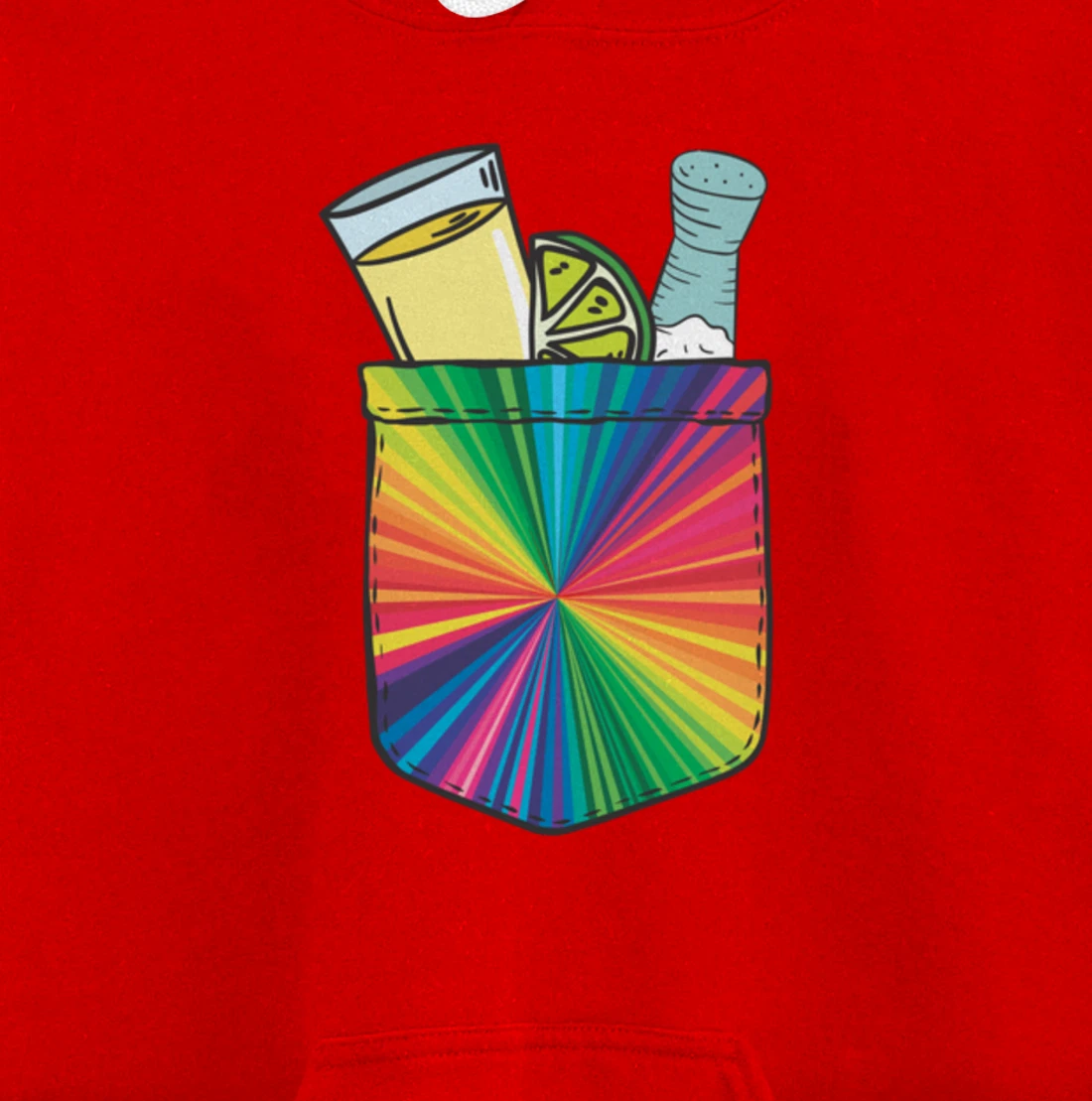 Tequila Lime Salt Funny Mexican Group Drinker Party Pullover Hoodie