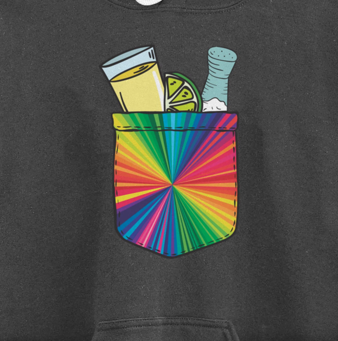 Tequila Lime Salt Funny Mexican Group Drinker Party Pullover Hoodie