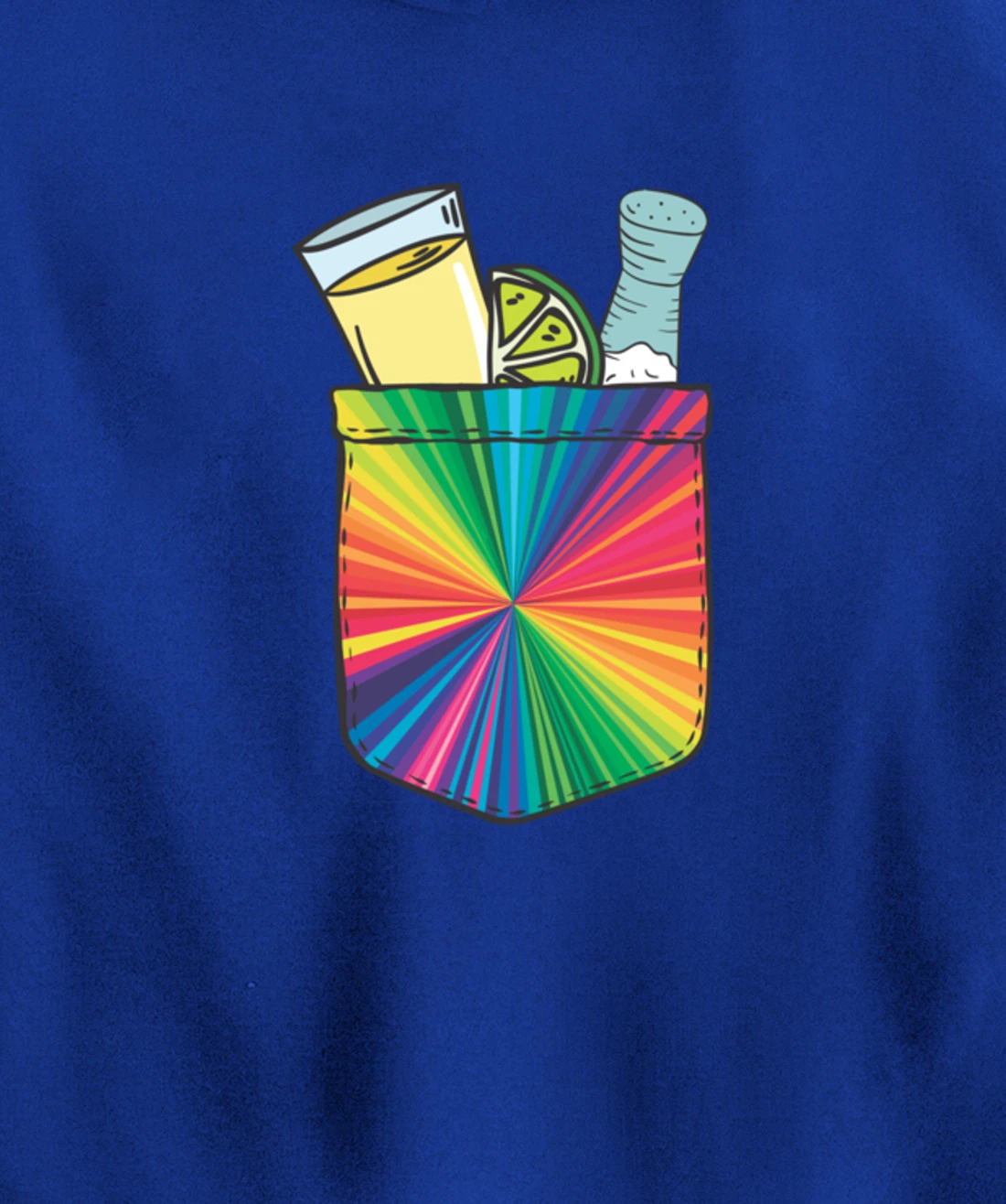 Tequila Lime Salt Funny Mexican Group Drinker Party Pullover Hoodie