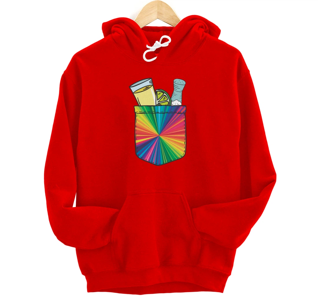 Tequila Lime Salt Funny Mexican Group Drinker Party Pullover Hoodie