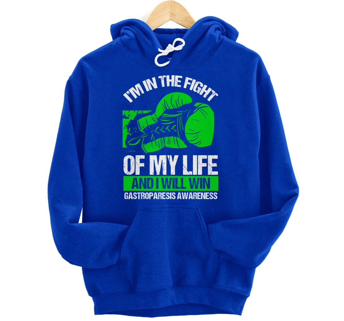 Gastroparesis Awareness Winner Survivor Green Ribbon Pullover Hoodie