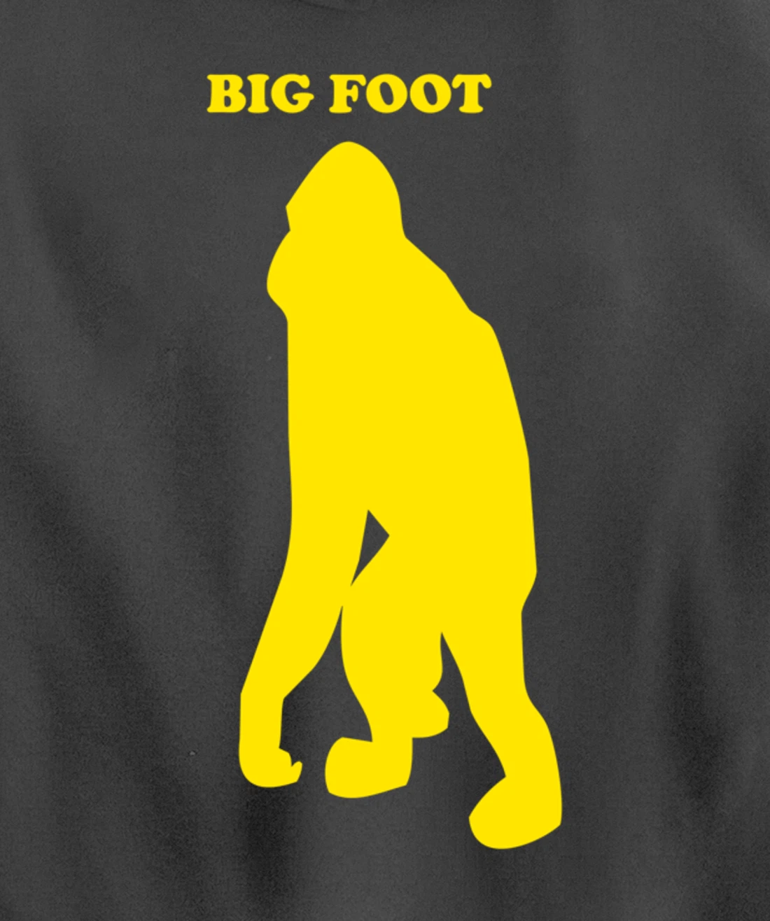Funny Bigfoot Shirt Monkey Meme Sasquatch Cryptid Silhouette Pullover Hoodie