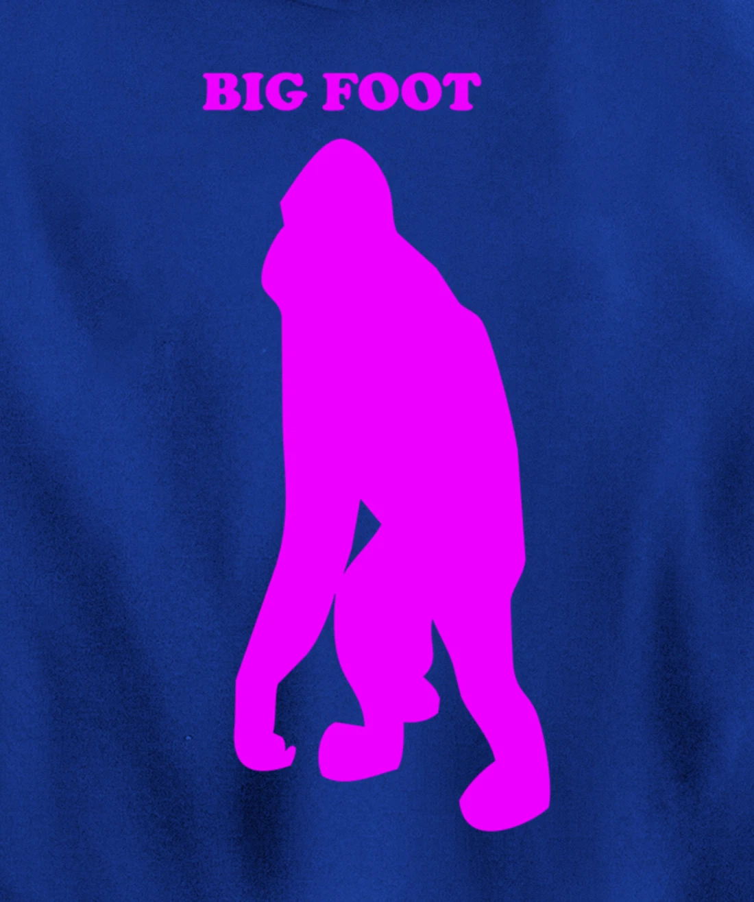Funny Bigfoot Shirt Monkey Meme Sasquatch Cryptid Silhouette Pullover Hoodie