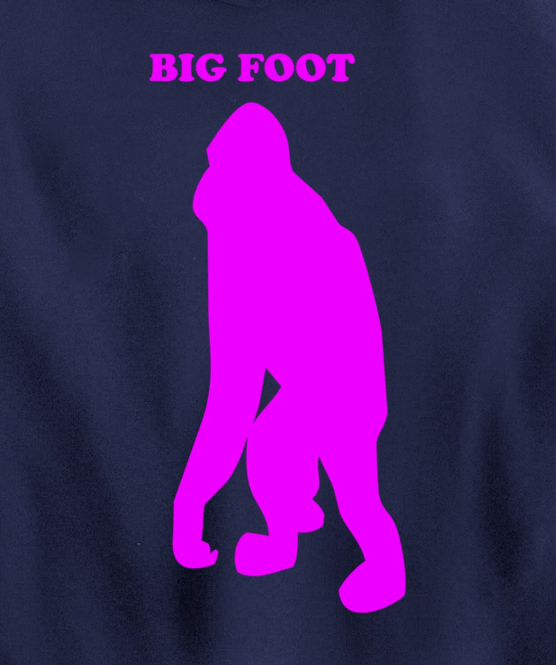 Funny Bigfoot Shirt Monkey Meme Sasquatch Cryptid Silhouette Pullover Hoodie
