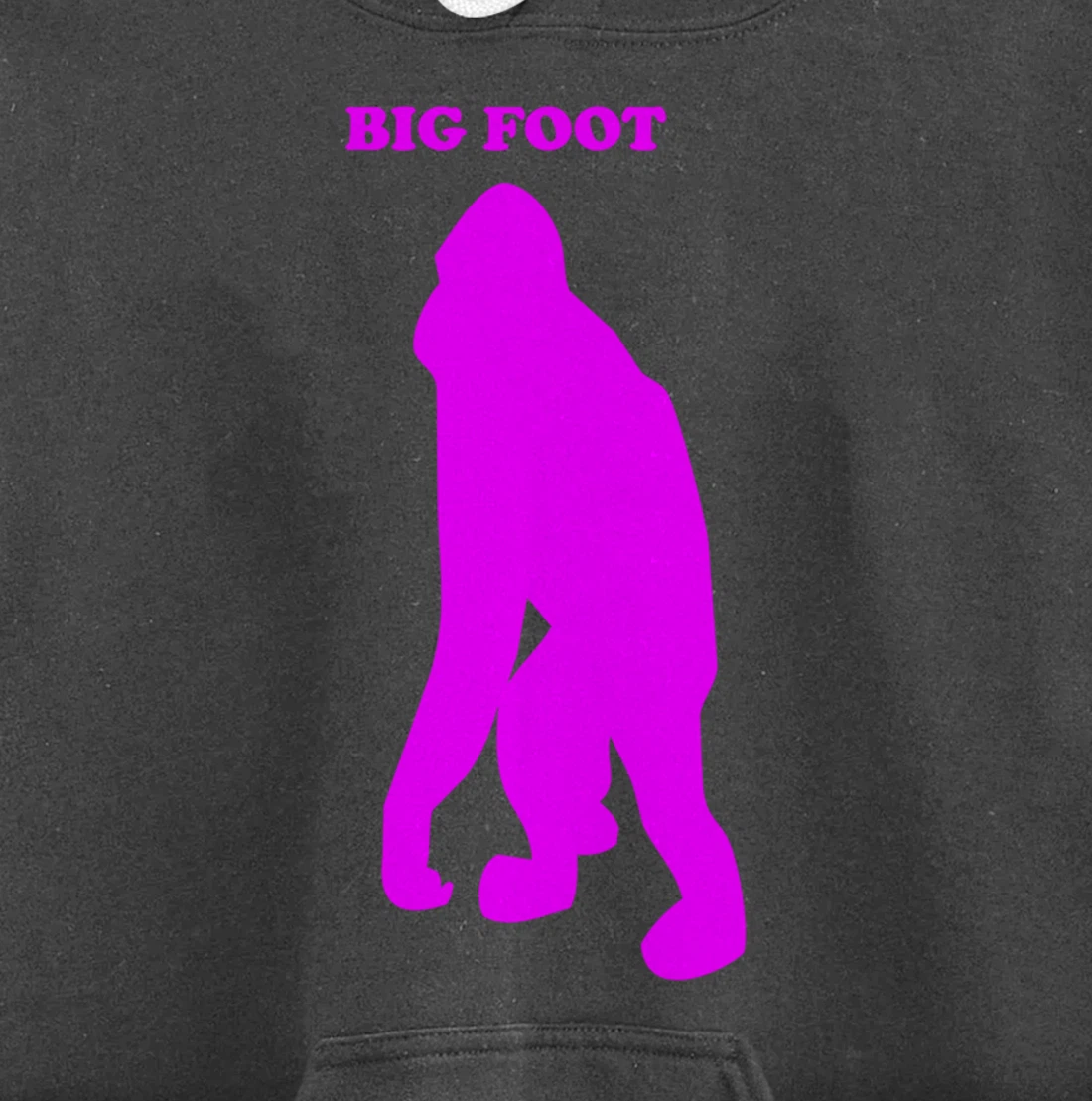 Funny Bigfoot Shirt Monkey Meme Sasquatch Cryptid Silhouette Pullover Hoodie