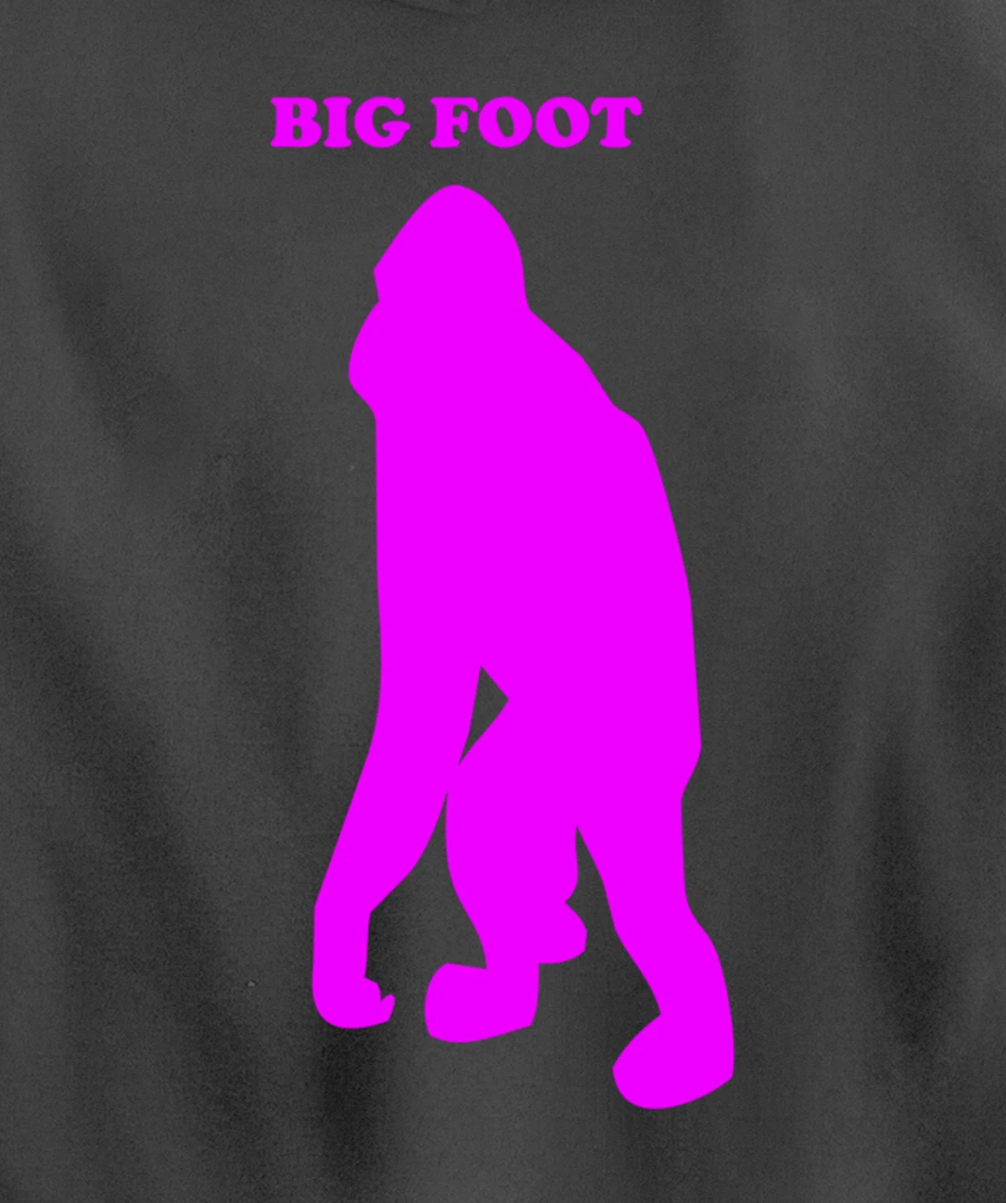Funny Bigfoot Shirt Monkey Meme Sasquatch Cryptid Silhouette Pullover Hoodie