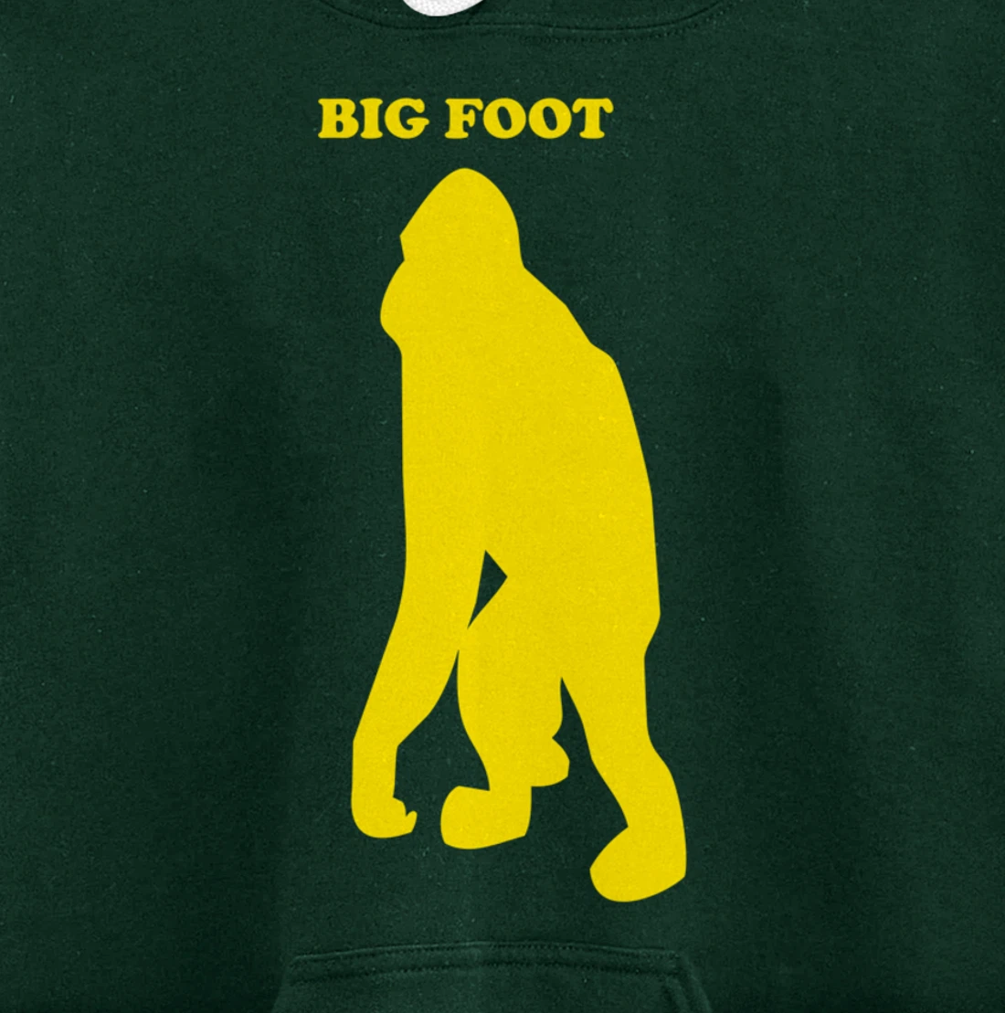Funny Bigfoot Shirt Monkey Meme Sasquatch Cryptid Silhouette Pullover Hoodie