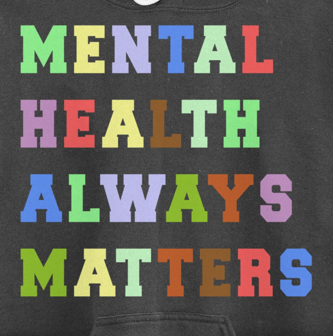 Mental Health Always Matters Therapy Emotional Awareness Pullover Hoodie