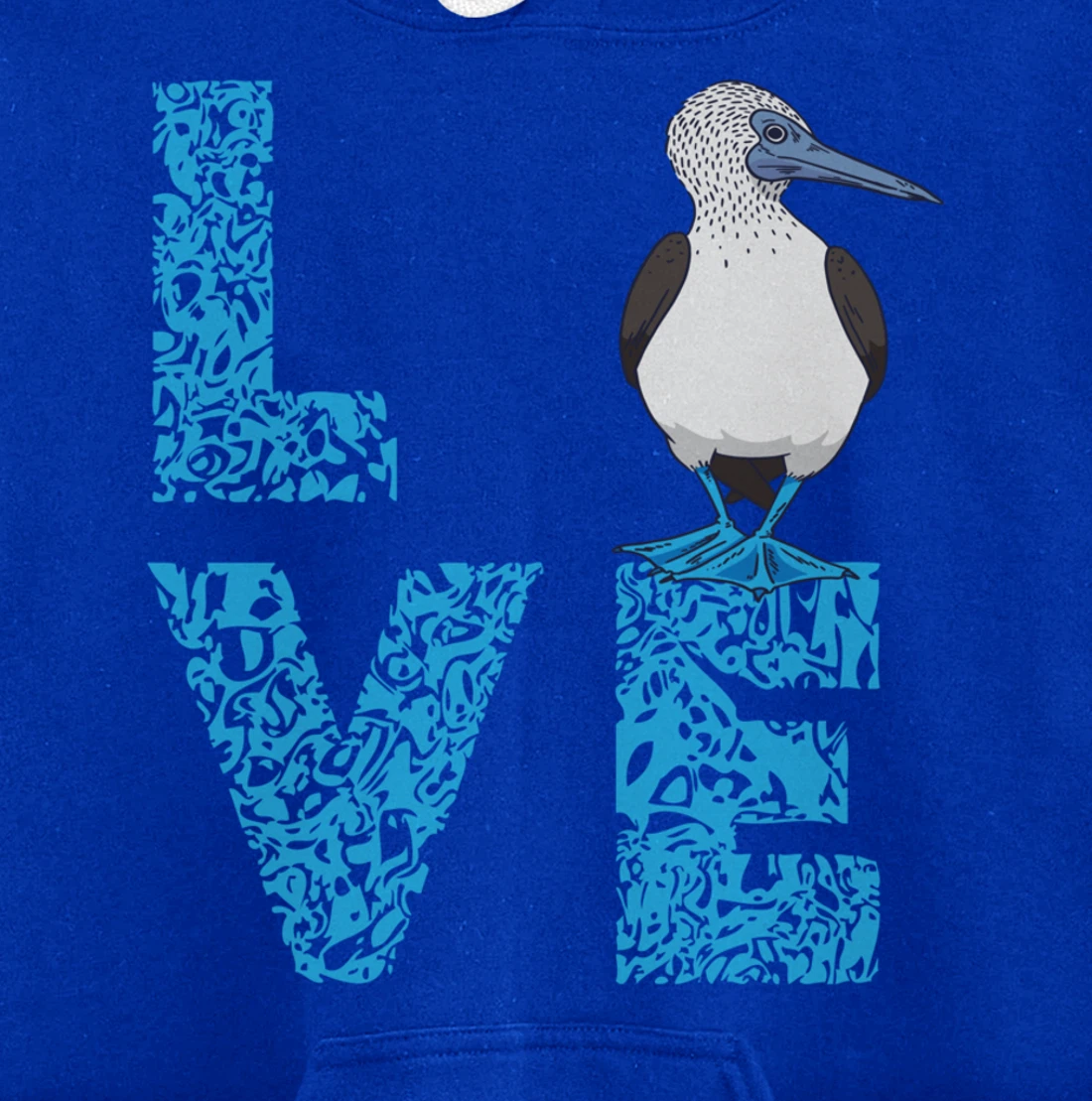 Blue Footed Booby Bird Love Blue Feet Bird Lover Sea Bird Pullover Hoodie