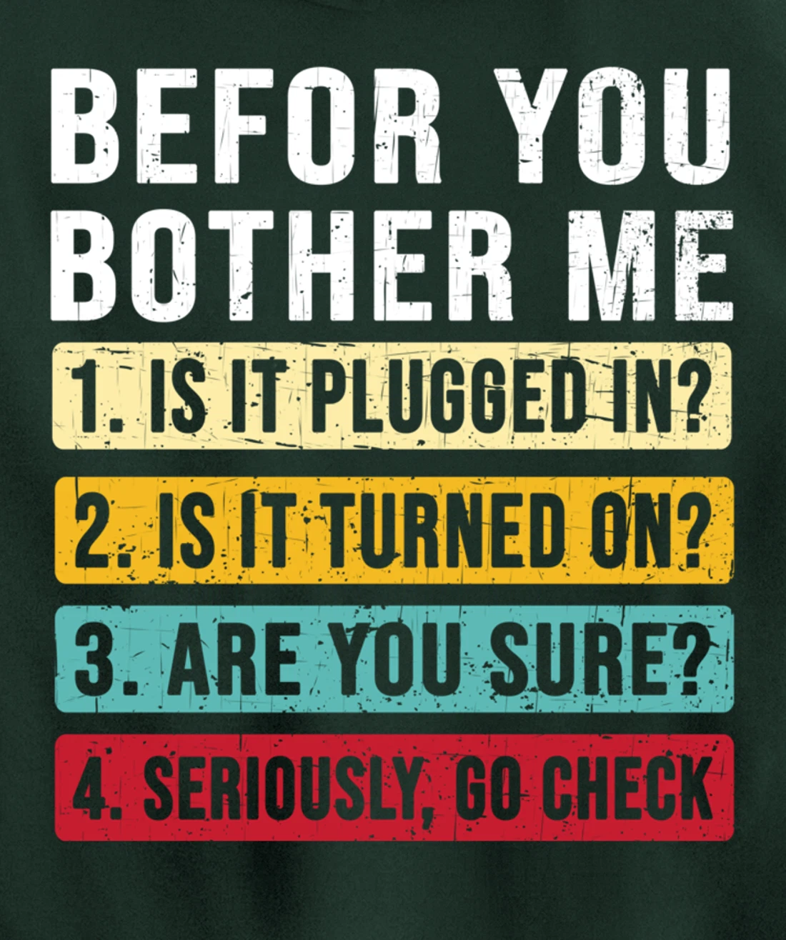 Funny Information Technology Tech | Technical Support Pullover Hoodie