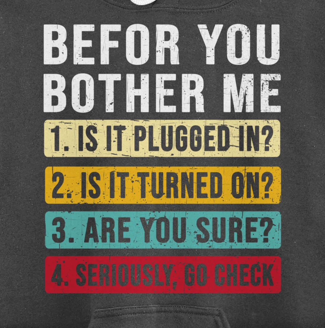 Funny Information Technology Tech | Technical Support Pullover Hoodie