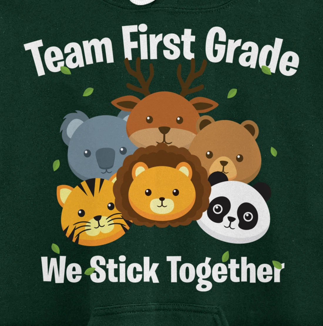 Happy Back To School 2021 Team First Grade We Stick Together Pullover Hoodie