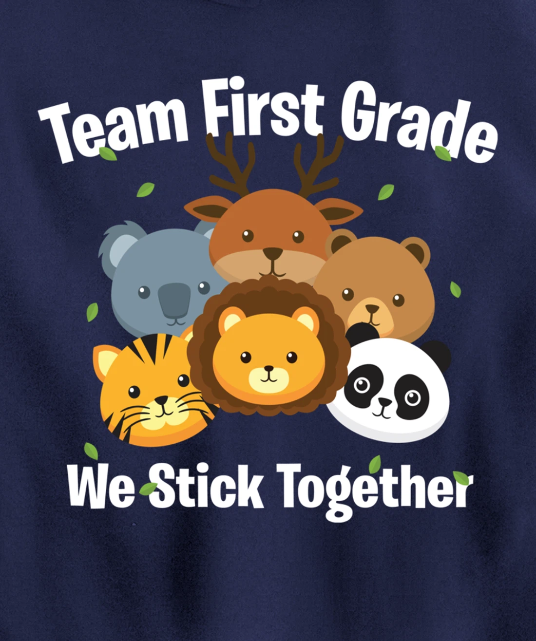 Happy Back To School 2021 Team First Grade We Stick Together Pullover Hoodie
