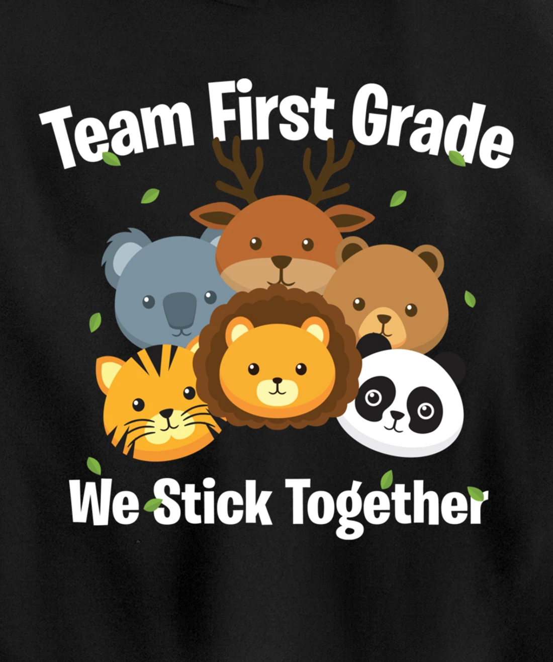 Happy Back To School 2021 Team First Grade We Stick Together Pullover Hoodie
