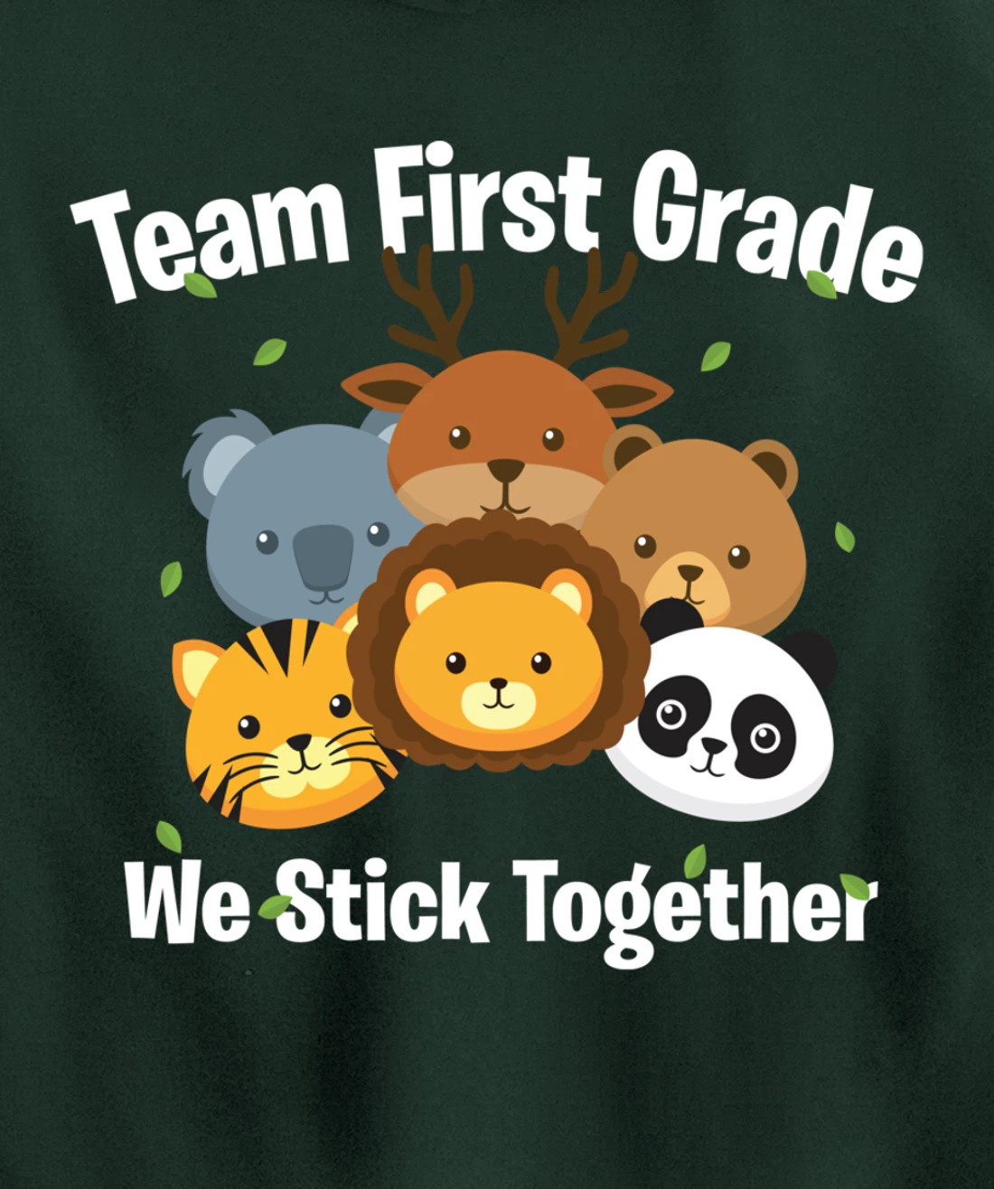 Happy Back To School 2021 Team First Grade We Stick Together Pullover Hoodie