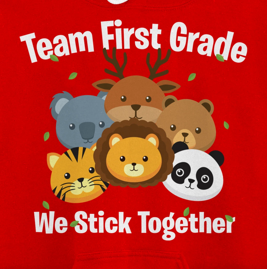 Happy Back To School 2021 Team First Grade We Stick Together Pullover Hoodie