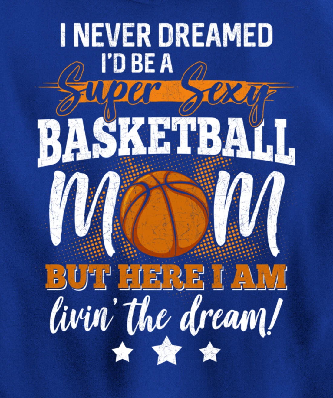 Basketball Mom Basketball Player Basketball Fan Pullover Hoodie