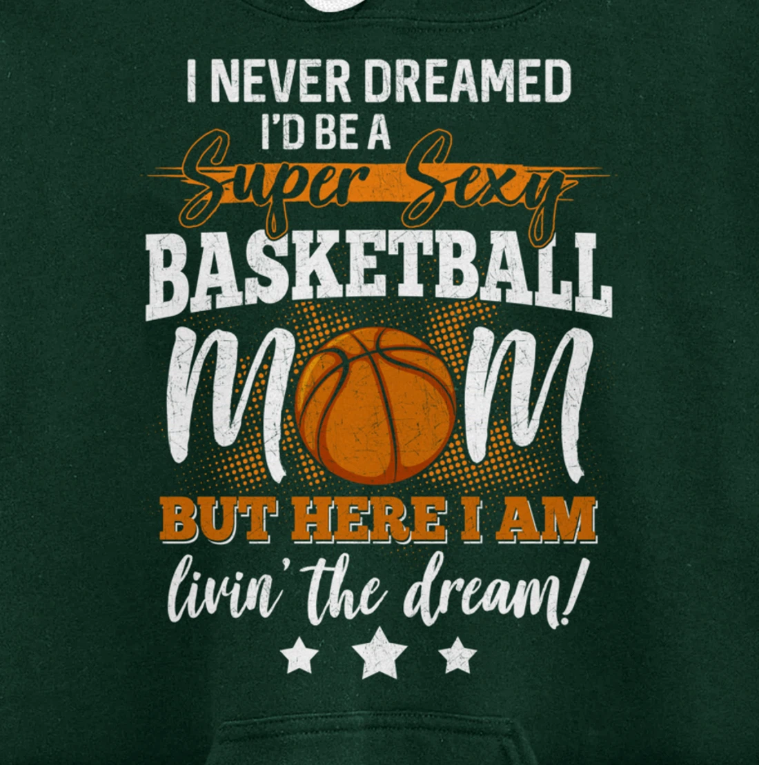 Basketball Mom Basketball Player Basketball Fan Pullover Hoodie