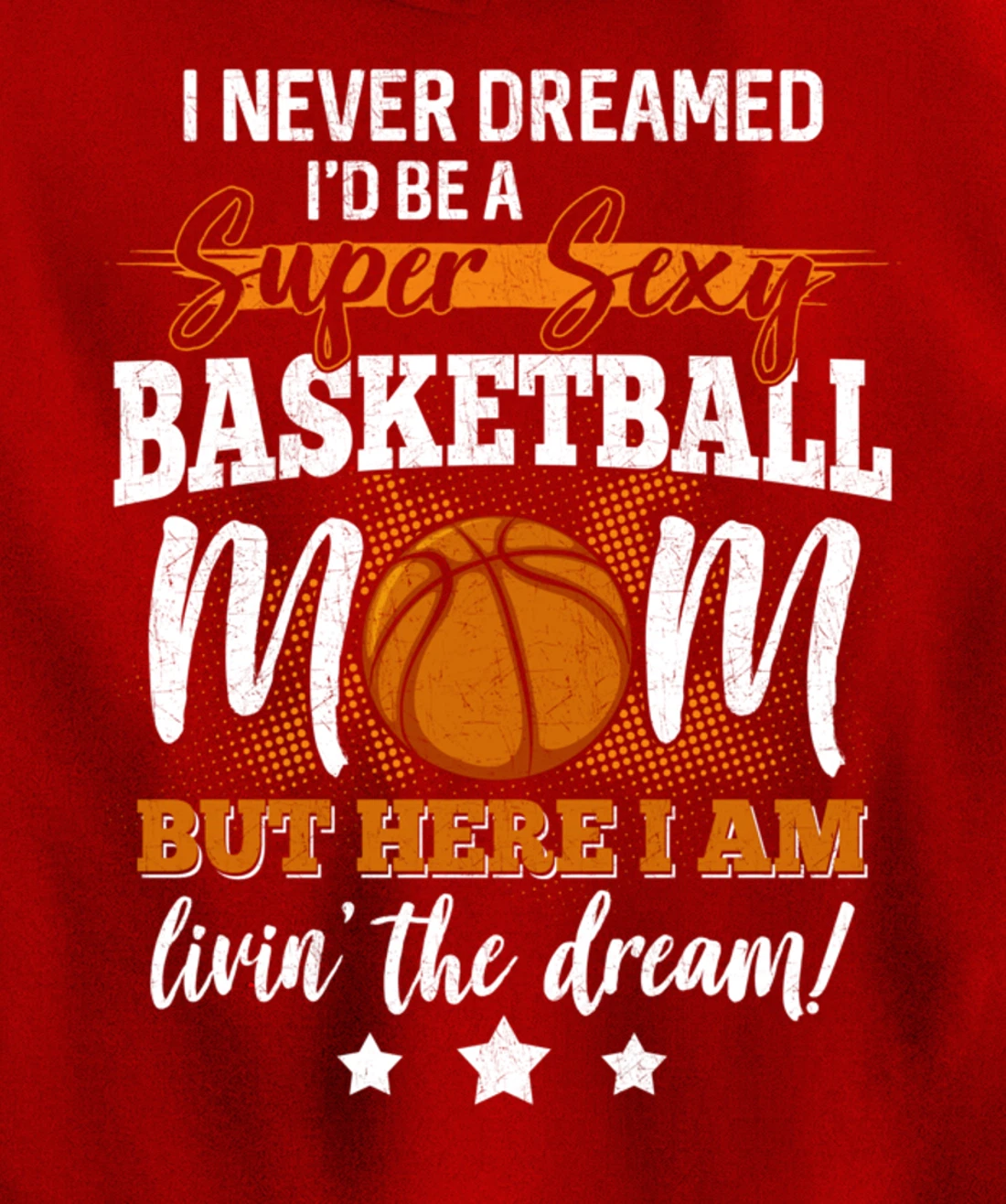 Basketball Mom Basketball Player Basketball Fan Pullover Hoodie