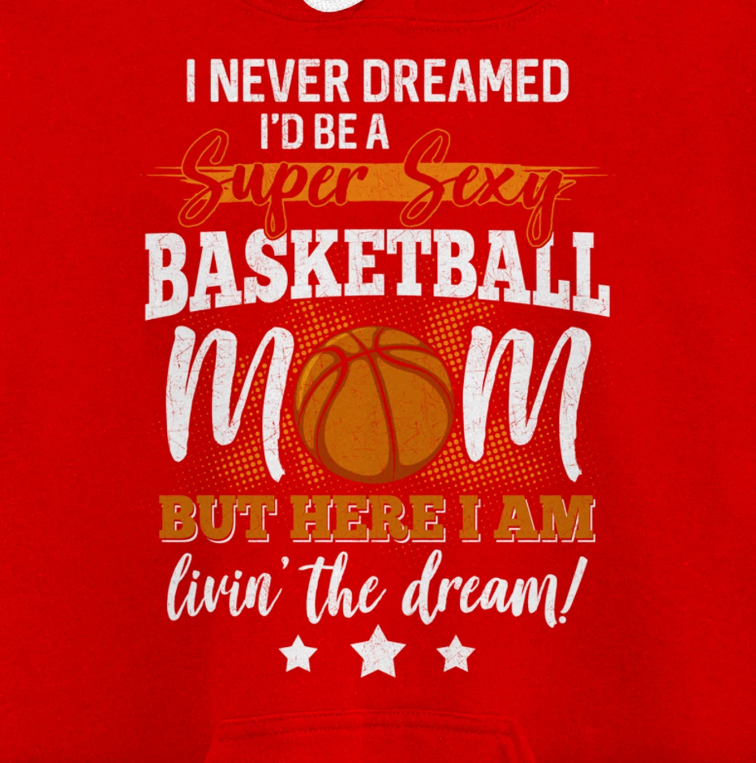 Basketball Mom Basketball Player Basketball Fan Pullover Hoodie