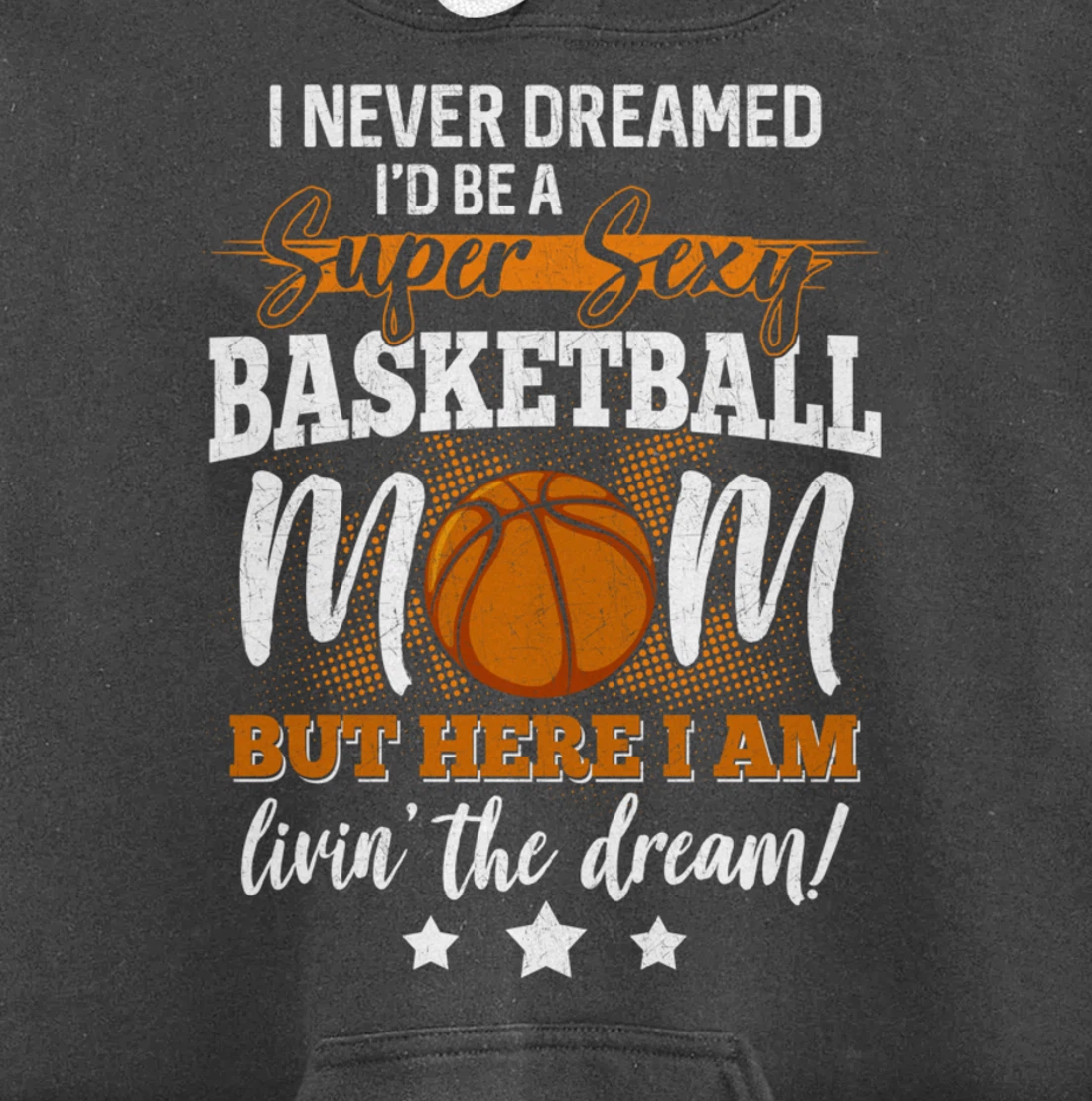 Basketball Mom Basketball Player Basketball Fan Pullover Hoodie