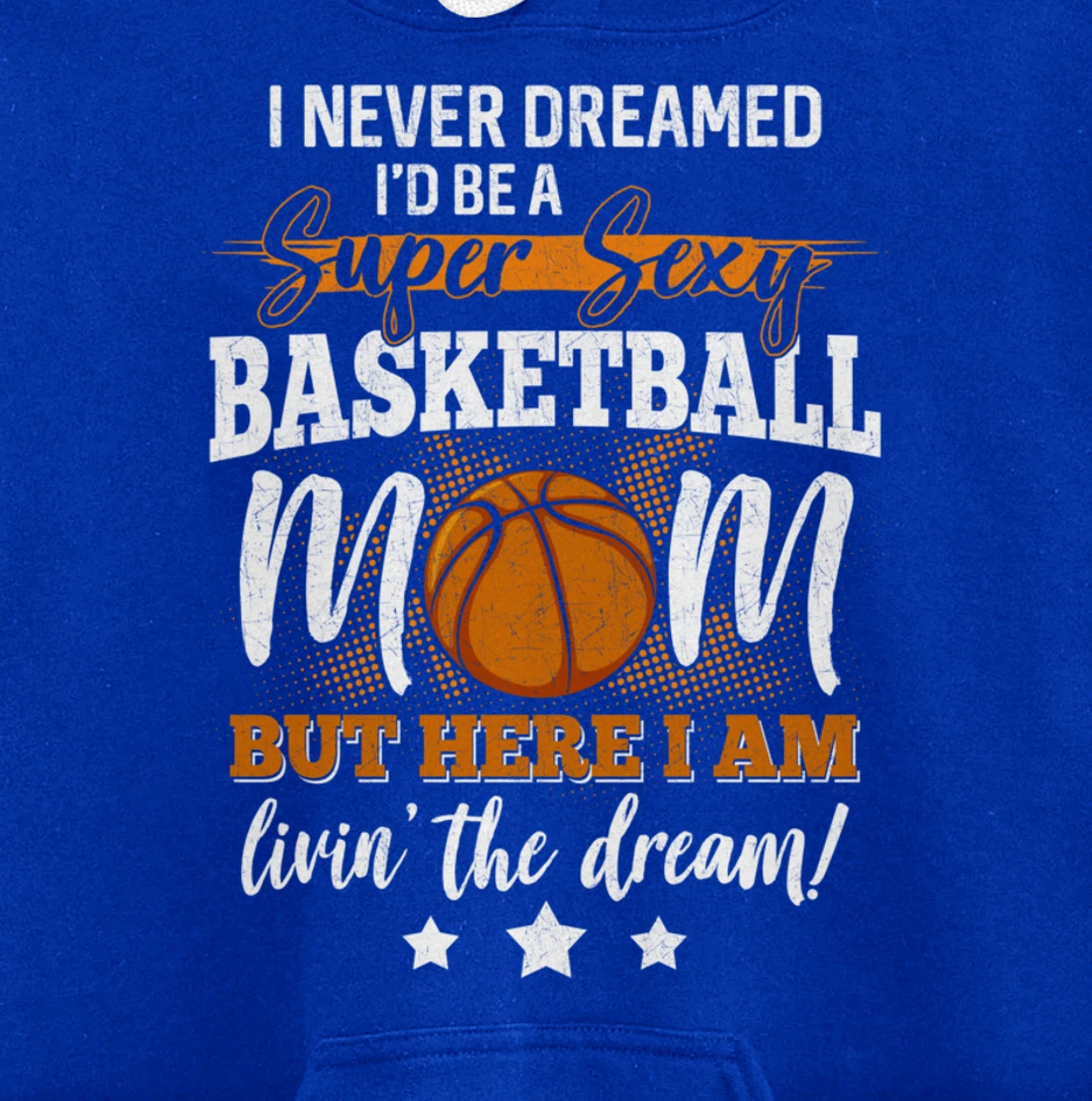 Basketball Mom Basketball Player Basketball Fan Pullover Hoodie