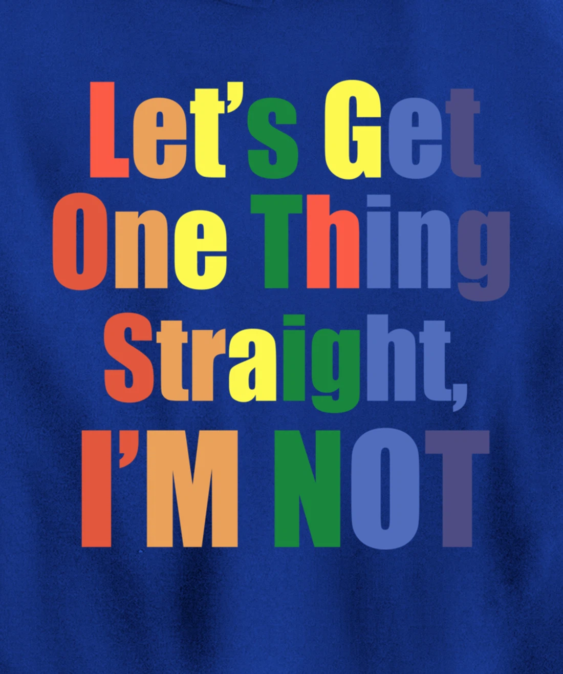 I'm Not Straight Pullover Hoodie