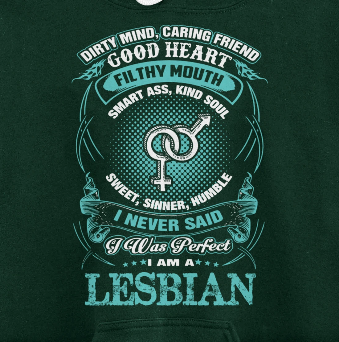 Lesbian Powerful Gay Rights Pullover Hoodie
