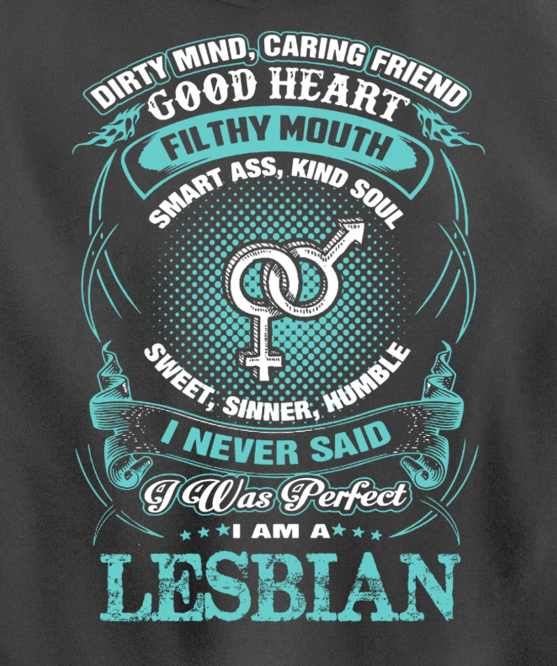 Lesbian Powerful Gay Rights Pullover Hoodie