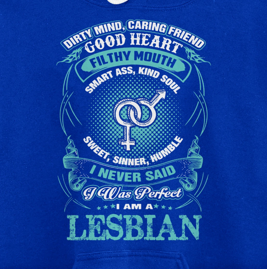 Lesbian Powerful Gay Rights Pullover Hoodie