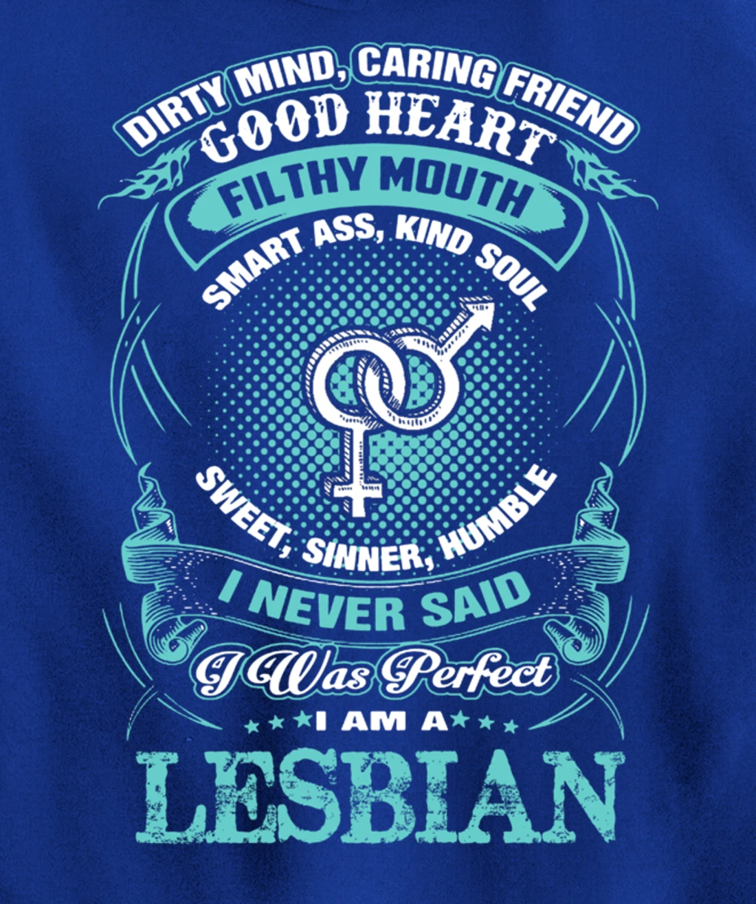 Lesbian Powerful Gay Rights Pullover Hoodie