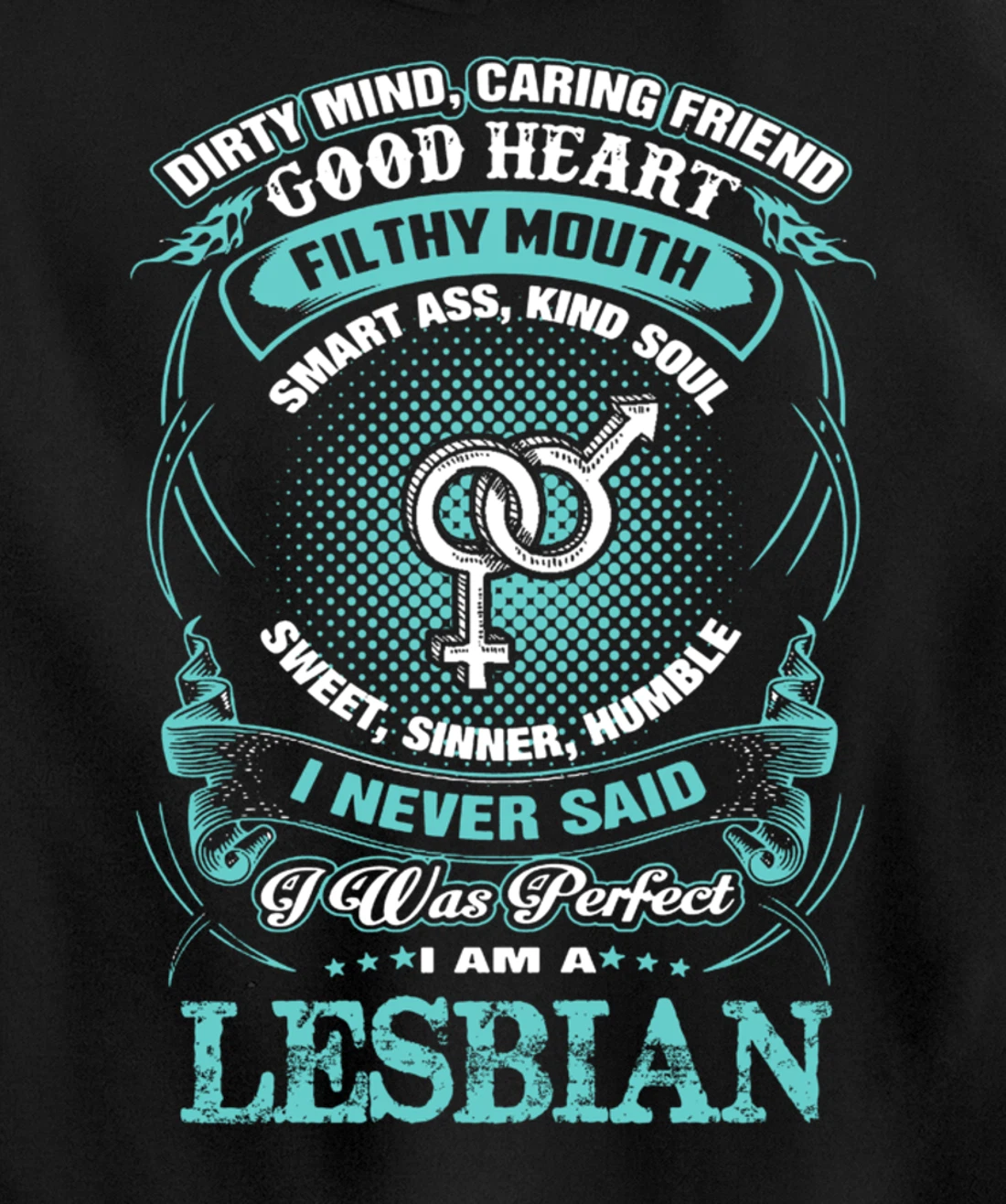 Lesbian Powerful Gay Rights Pullover Hoodie